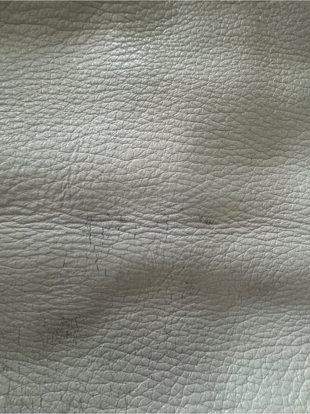 Prada White Leather Tote with Gold-Tone Accents - Picture 4 of 11